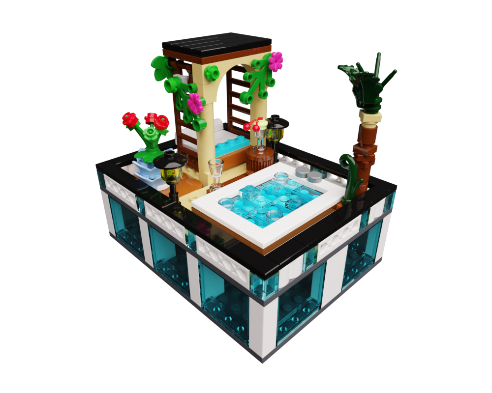 Lego Rooftop Hot Tub