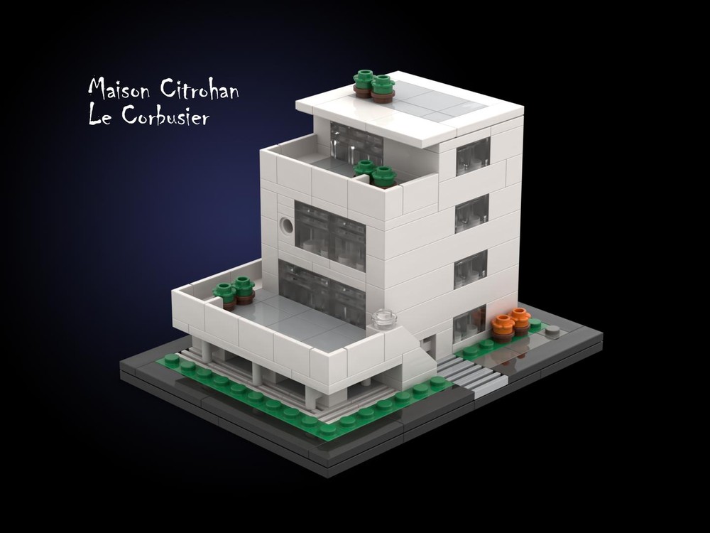 Lego Maison Citrohan of Le Corbusier