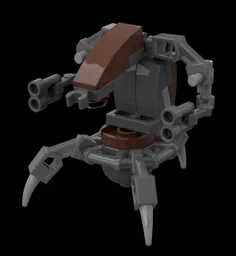 Droideka Minifigure Scale