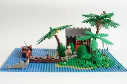 Tropical Island Hut