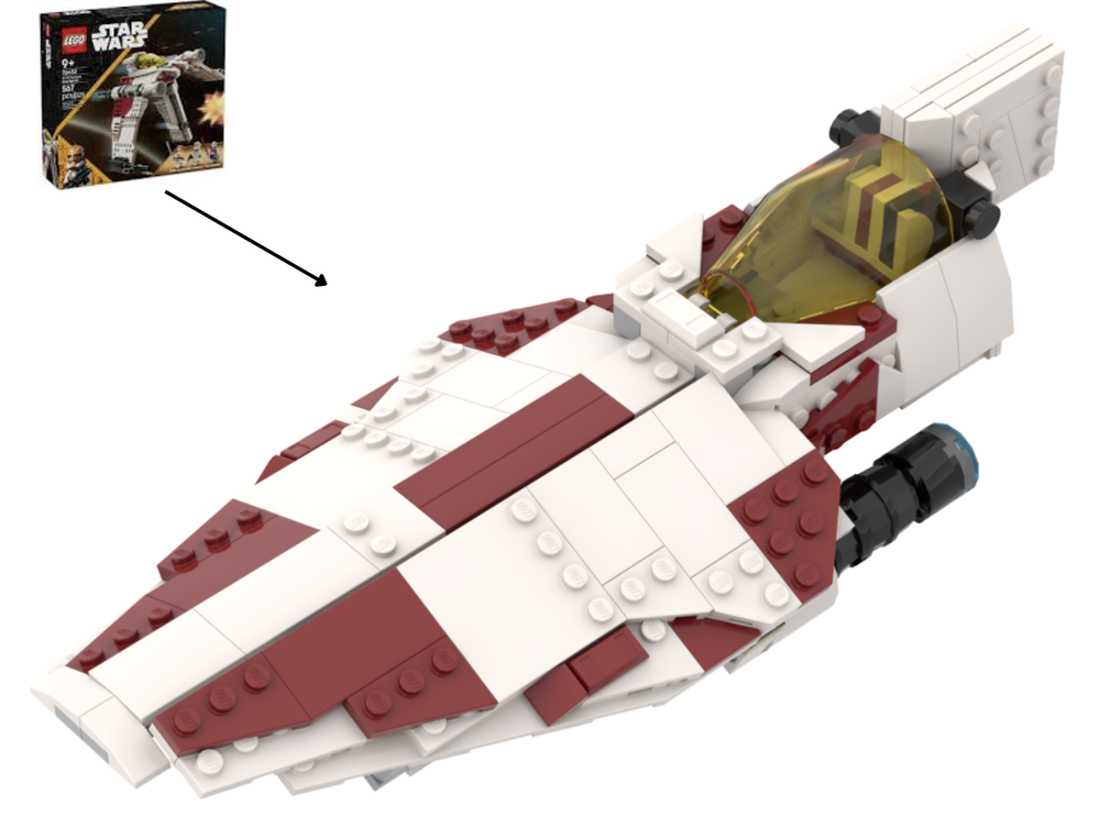 Lego Delta-7 Aethersprite Interceptor-75432