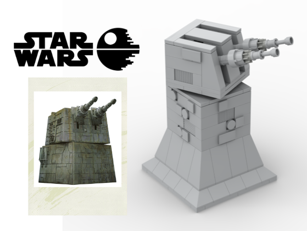 Lego Death Star Turbo Laser Main Battery Turret