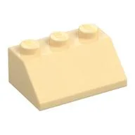 Brick Sloped 45° 2 x 3 / Tan