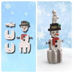 4 Piece Snowman Puzzle⛄🧩