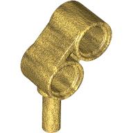 Lego Technic Pin Connector Double with Bar [2 Holes] / Pearl Gold