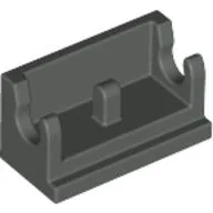 Hinge Brick 1 x 2 Base / Dark Gray