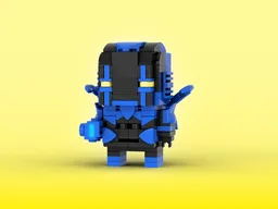 Blue Beetle Brickheadz LEGO MOC - DC