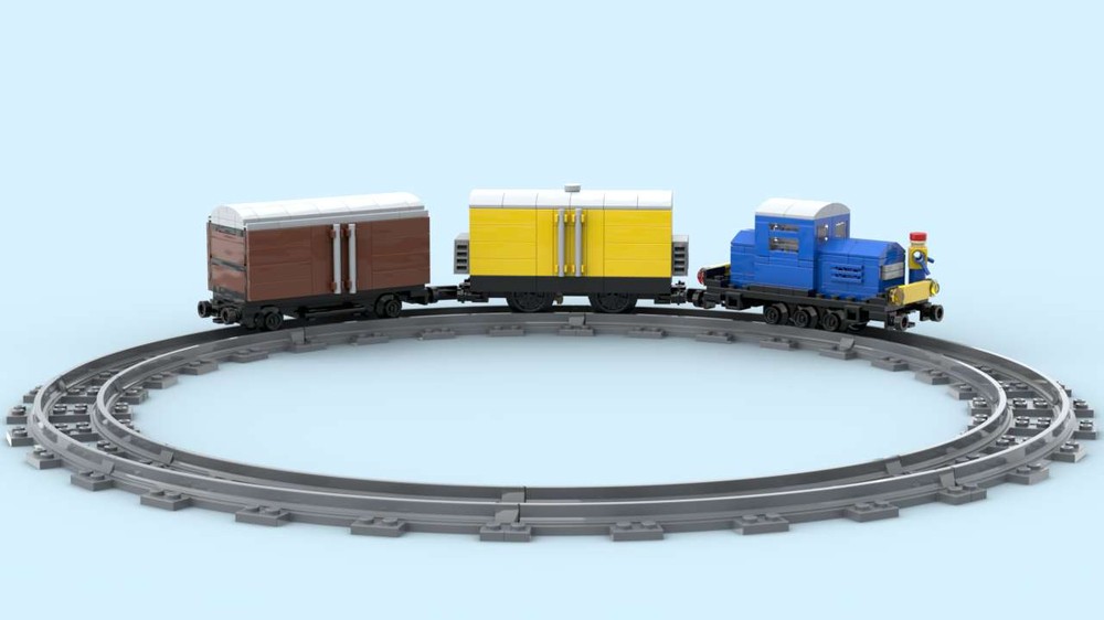 Lego Is this the tiniest motorized LEGO model train (powered