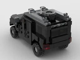 Multipurpose black SUV