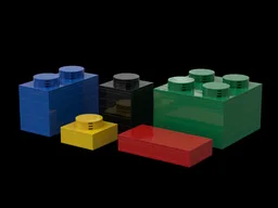Big LEGO bricks in the scale 6:1