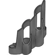 Technic Panel Fairing # 2 Large Short, Large Holes, Side B / Pearl Dark Gray