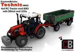 Custom RC 8063 TMA Tractor with SBrick