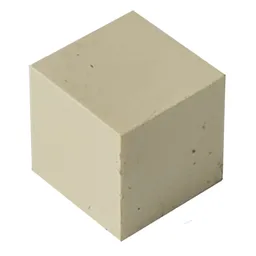 Modulex Tile 1 x 1 with Black Square Print with No Lining / Modulex Light Yellow