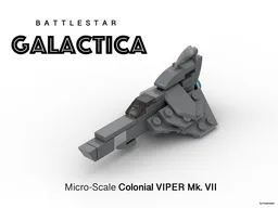 Battlestar Micro Scale Viper Mk. VII