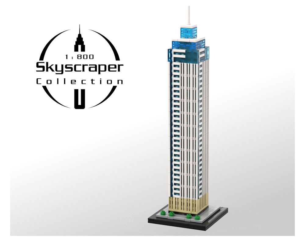 Lego De Zalmhaven I 1:800 Scale (Zalmhaventoren)