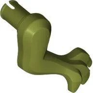 Animal Body Part, Dinosaur, Arm / Leg, Right, Small / Olive Green