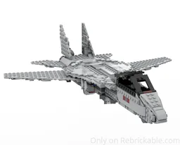 F-14 Tomcat Mini-fig Scale (Alternate of 75375-1 M. Falcon)
