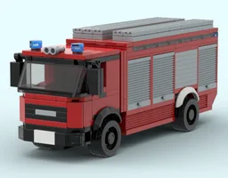 GW Geräterüstwagen Feuerwehr Bundeswehr MAN Fire Truck German Army