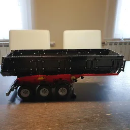 Custom tipping semitrailer