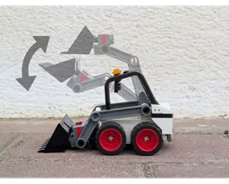 White Skid Steer Loader