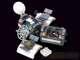 Lunar Research Base Control Room & Drill Drone Storage Module