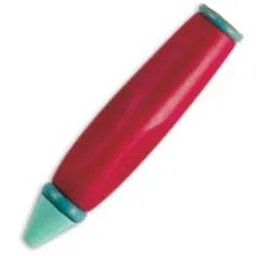 Pen Body, with Aqua Tip, Sand Blue Ends / Red