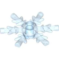 Snowflake / Star 4 x 4 / Trans-Medium Blue