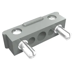 Electric Connector, 2 Way Male Squared Wide Short [Complete Assembly]