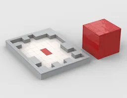 Cube Puzzle #1 - Red