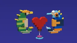 BYGGLEK Seahorses