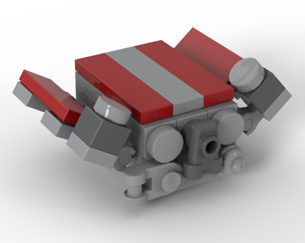 Lego F*rrari 812 Superfast engine