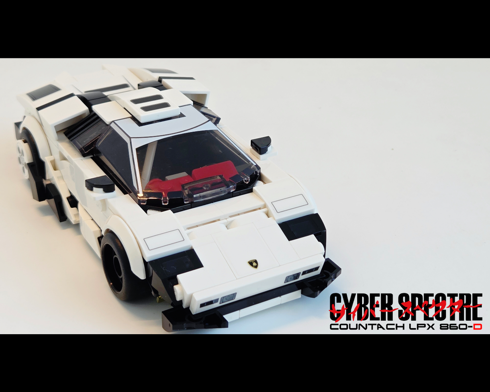 Lego COUNTACH LPX 860-D "CYBER SPECTRE" (76908 & 76922 Alternate Build)