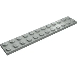 Plate 2 x 12 / Light Gray