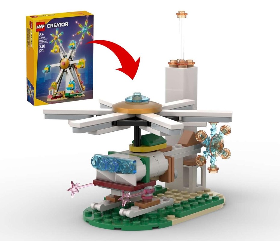 Lego tiny helicopter