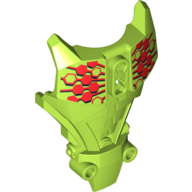 Lego Large Figure Torso Cover, Armor with Red Hexagons Print (Breez)