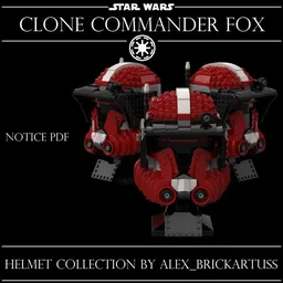 helmet clone Commander Fox