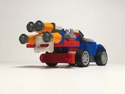 Quad rocket booster car