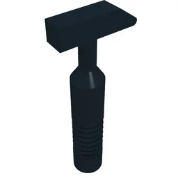 Tool Hammer Cross Pein [6-Rib Handle] / Black