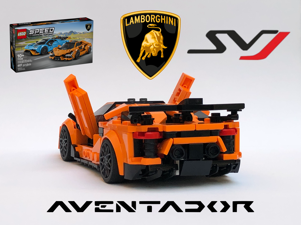 Lego 77238 Lamborghini Aventador SVJ [Openable Scissor Doors!]