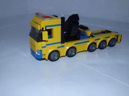 City 5 axle loading crane