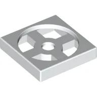 Turntable 2 x 2 Plate, Base / White