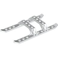 Lego Helicopter Skid Rails 12 x 6 / White