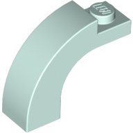 Lego Brick Arch 1 x 3 x 2 Curved Top / Light Aqua