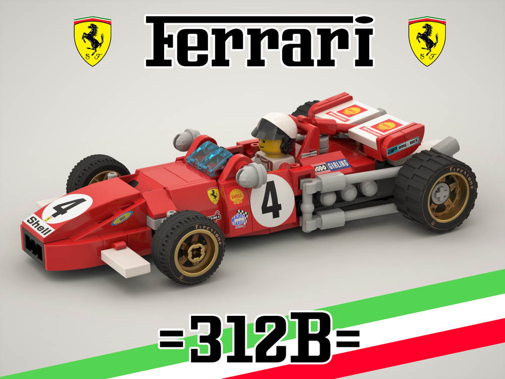 Lego Ferrari 312B - 1970 Formula 1 championship