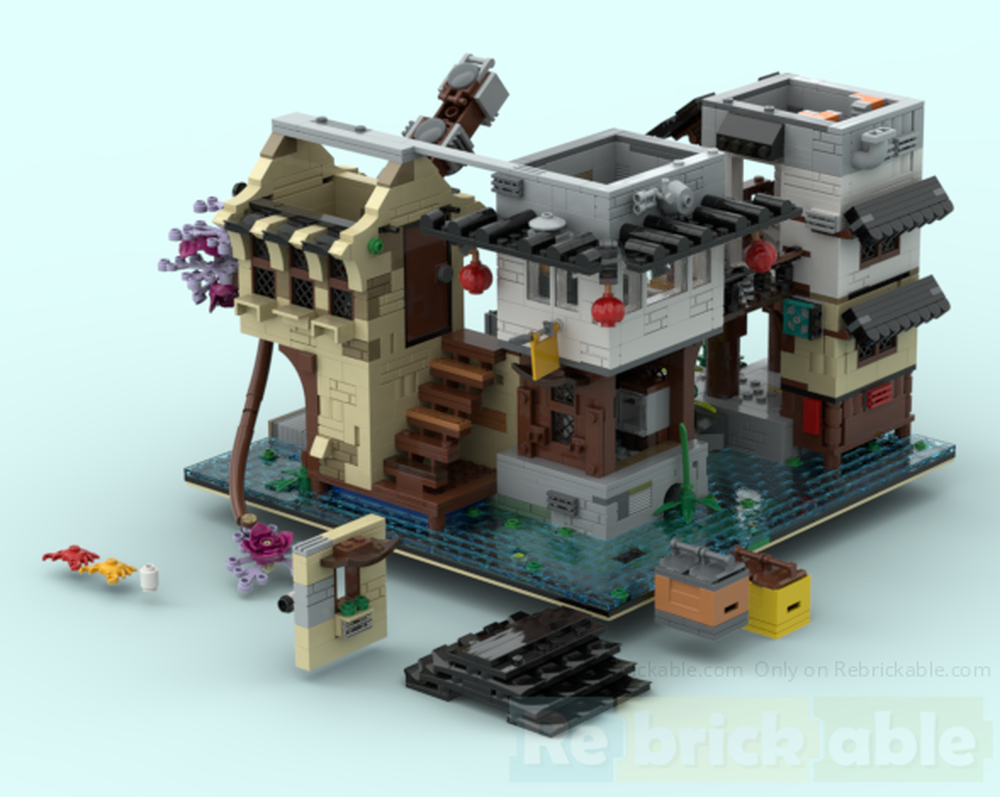 Lego NIjago City Neighborhood 1st and 2nd floor