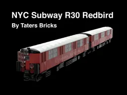 NYC R30 Redbird Subway Car