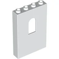 Panel 1 x 4 x 5 with Arched Window / White