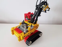 Tracked Excavator with Grasper