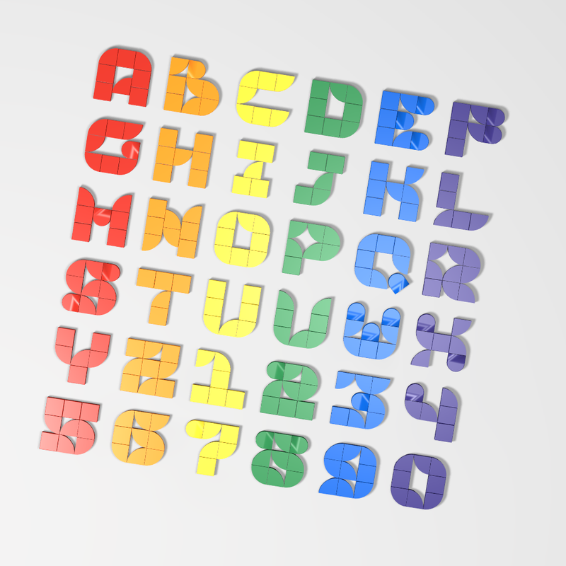 Lego Letters & Numbers in 3x3