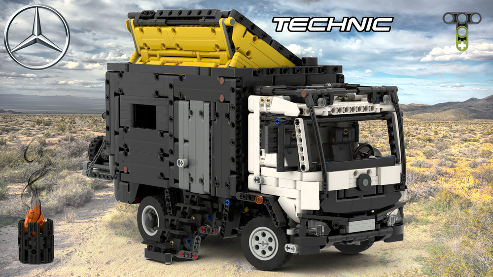 Lego 42175 Mercedes Atego Expedition Camper - alternate build